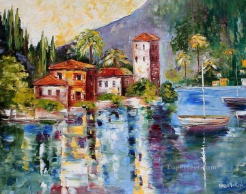 Lago Como Reflexiones Mediterráneo Egeo Pinturas al óleo
